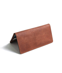 Handmade Brown Long Leather Wallet