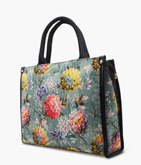Pastel Bloom Canvas Tote Bag