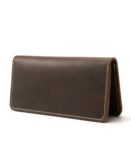 Chestnut Long Leather Wallet