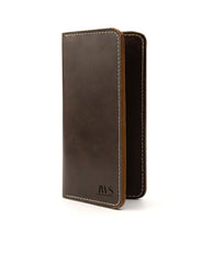 Chestnut Long Leather Wallet