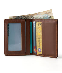 Minimus Dark Brown Leather Wallet